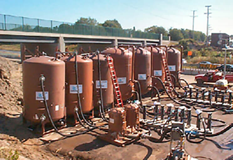 Groundwater Treatment System Supports Highway Construction